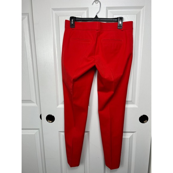Banana Republic Sloan Fit Solid Orange Pant Skinny Fit Size 4 - Picture 4 of 14